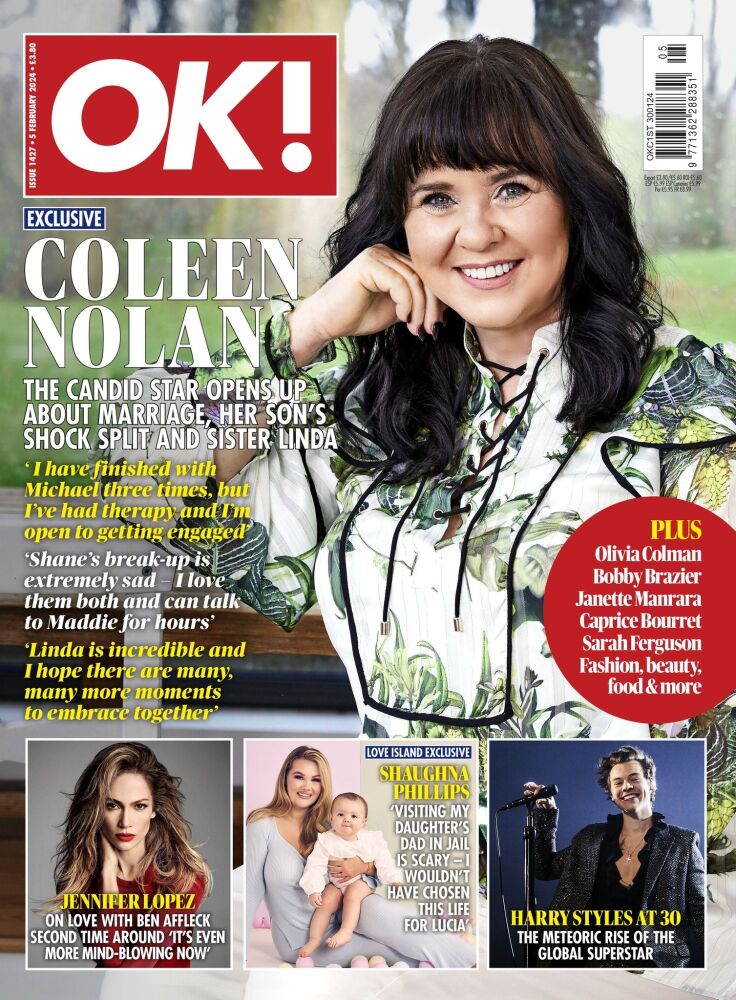 OK! magazine - Coleen Nolan cover (5 February 2024 - Issue 1427)