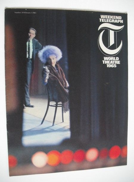 <!--1965-02-05-->Weekend Telegraph magazine - World Theatre cover (5 Februa