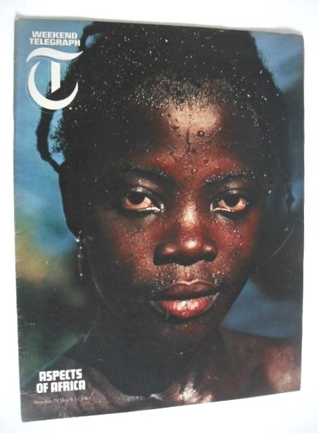 Weekend Telegraph magazine - Aspects of Africa cover (12 March 1965)