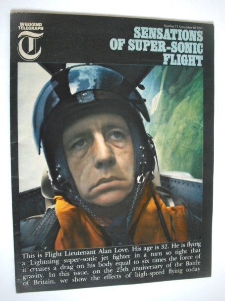 Weekend Telegraph magazine - Flight Lieutenant Alan Love cover (10 September 1965)