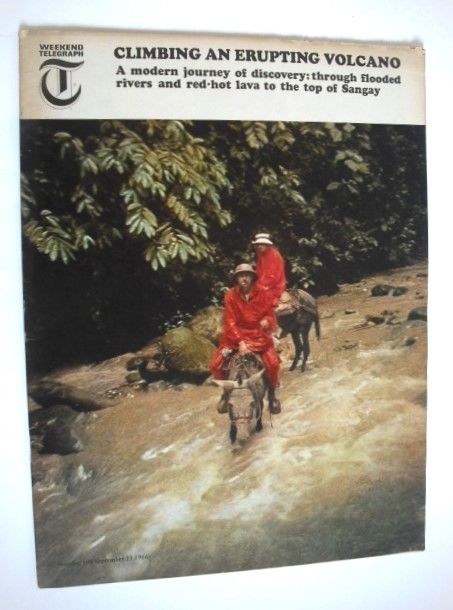 Weekend Telegraph magazine - Journey To Mount Sangay cover (23 September 1966)