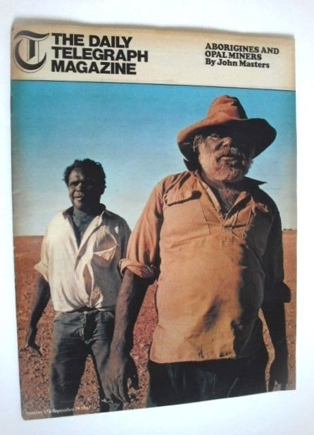 The Daily Telegraph magazine - Aborigines and Opan Miners cover (29 September 1967)