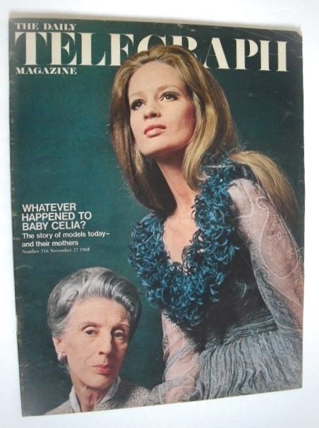 The Daily Telegraph magazine - Celia Hammond cover (22 November 1968)