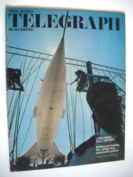 The Daily Telegraph magazine - Concorde cover (8 November 1968)