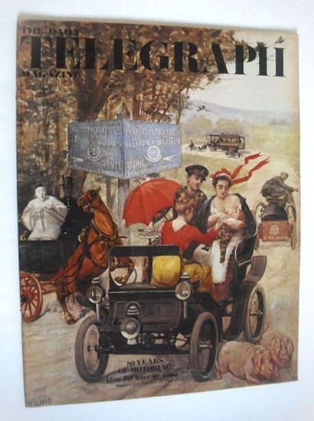 <!--1968-10-18-->The Daily Telegraph magazine - 80 Years Of Motoring cover 