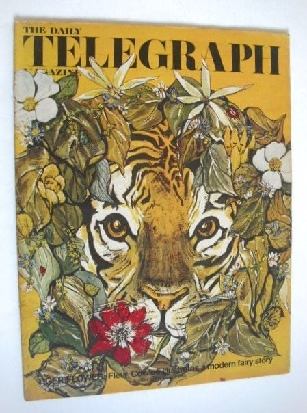 The Daily Telegraph magazine - Tiger Flower cover (4 October 1968)
