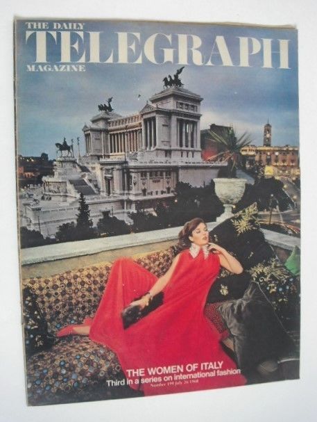 The Daily Telegraph magazine - The Women Of Italy cover (26 July 1968)