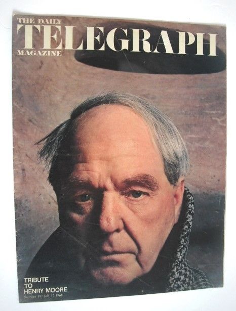The Daily Telegraph magazine - Tribute to Henry Moore cover (12 July 1968)