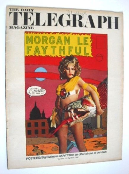 The Daily Telegraph magazine - Marianne Faithfull cover (10 April 1968)