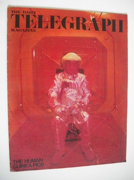 The Daily Telegraph magazine - The Human Guinea Pigs cover (8 March 1968)