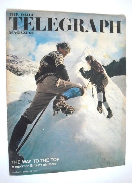 The Daily Telegraph magazine - The Way To The Top cover (12 January 1968)