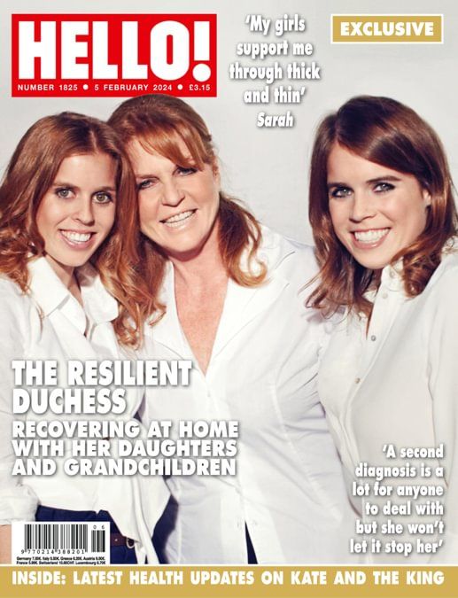 <!--2024-02-05-->Hello! magazine - Sarah Ferguson, Princess Beatrice and Eu