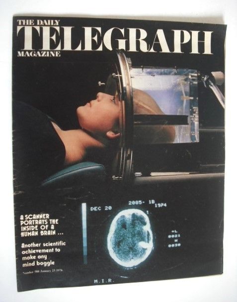 The Daily Telegraph magazine - Human Brain Scanner cover (23 January 1976)
