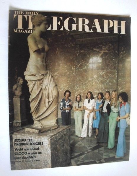 The Daily Telegraph magazine - Adding The Finishing Touches cover (26 September 1975)