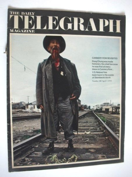 The Daily Telegraph magazine - Cannery Row Revisited cover (3 April 1970)