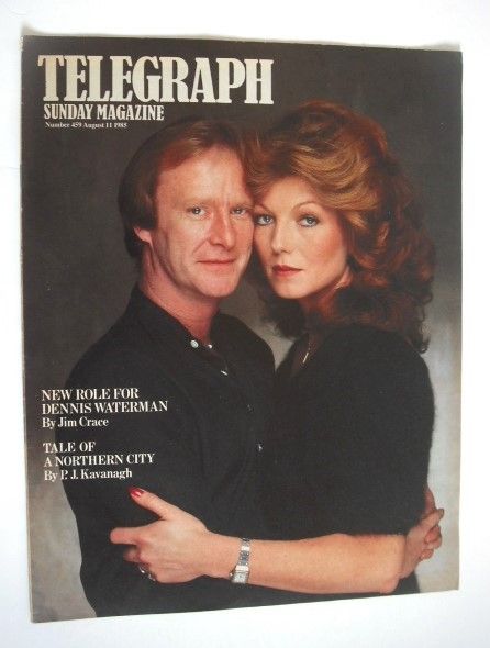 The Sunday Telegraph magazine - Dennis Waterman and Rula Lenska cover (11 August 1985)