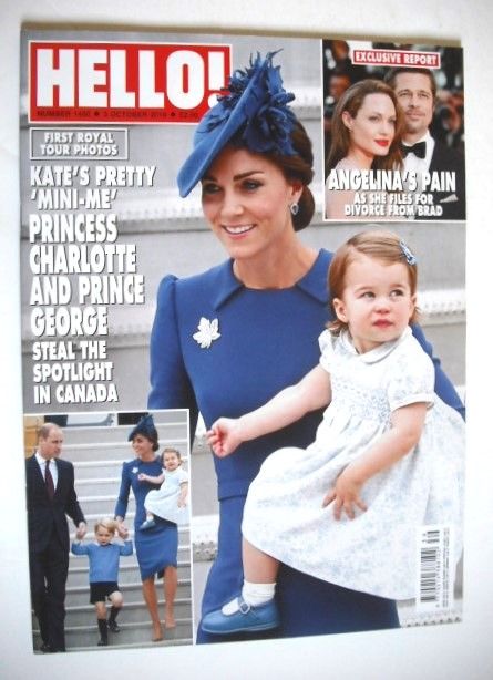 <!--2016-10-03-->Hello! magazine - Kate Middleton and Prince George cover (