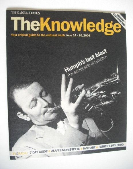 The Knowledge magazine - 14-20 June 2008 - Humphrey Lyttelton cover