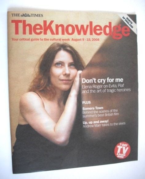 <!--2008-08-09-->The Knowledge magazine - 9-15 August 2008 - Elena Roger co