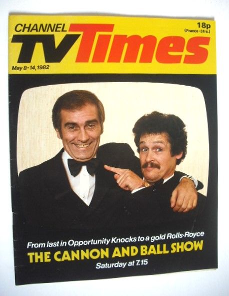 <!--1982-05-08-->CTV Times magazine - Tommy Cannon and Bobby Ball cover (8-