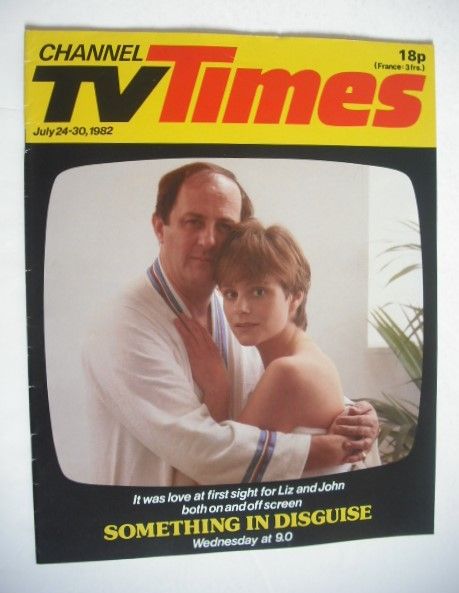 CTV Times magazine - 24-30 July 1982 - Anton Rodgers and Elizabeth Garvie cover