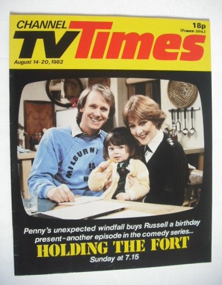 CTV Times magazine - 14-20 August 1982 - Peter Davison and Patricia Hodge cover
