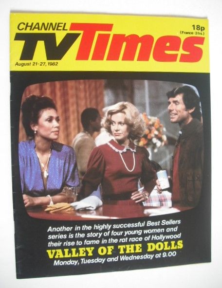 CTV Times magazine - 21-27 August 1982 - Valley Of The Dolls cover