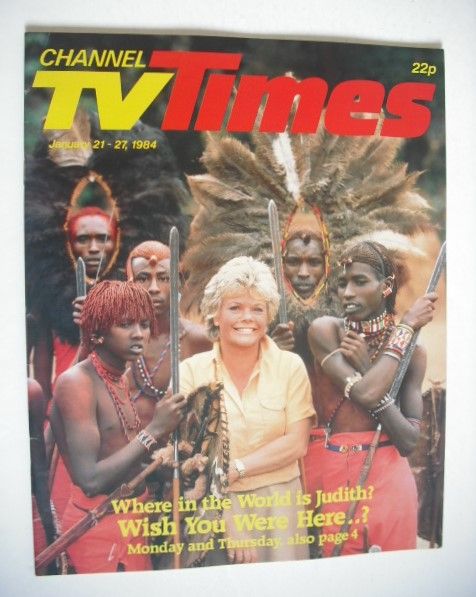 <!--1984-01-21-->CTV Times magazine - Judith Chalmers cover (21-27 January 