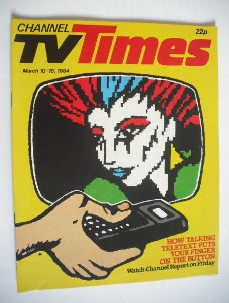 CTV Times magazine - 10-16 March 1984 - Talking Teletext cover