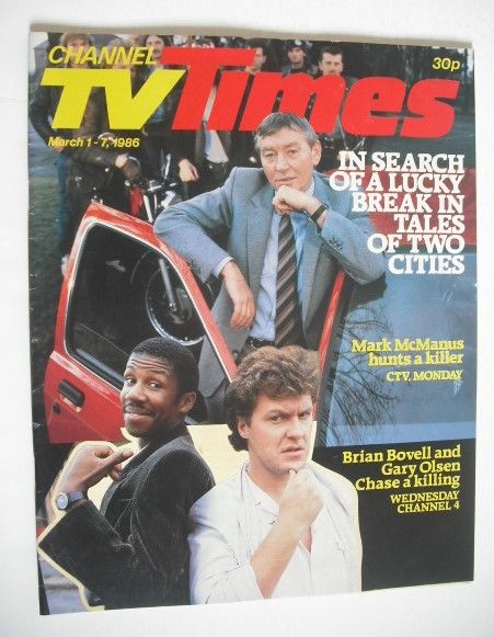 CTV Times magazine - 1-7 March 1986 - Mark McManus cover
