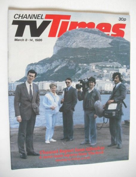 CTV Times magazine - 8-14 March 1986 - Channel Report From Gibraltar cover