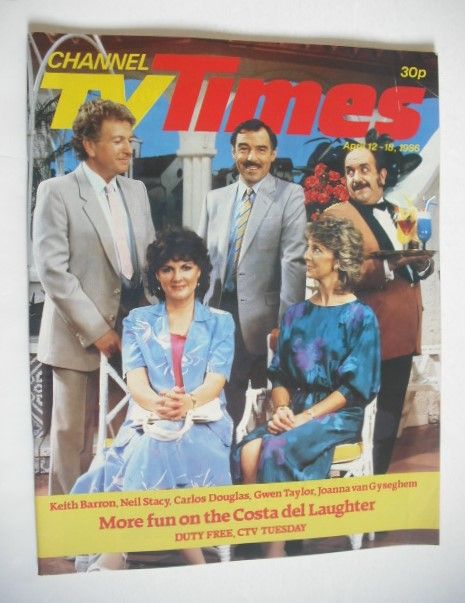 <!--1986-04-12-->CTV Times magazine - 12-18 April 1986 - Duty Free cover