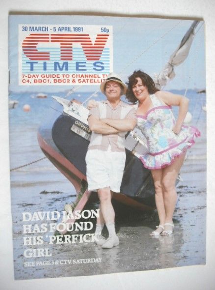 CTV Times magazine - 30 March - 5 April 1991 - David Jason and Pam Ferris cover