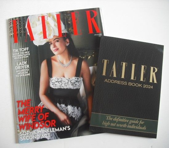 Tatler magazine - February 2024 - Sophie Winkleman cover