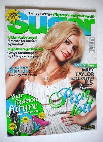 <!--2009-10-->Sugar magazine - Pixie Lott cover (October 2009)