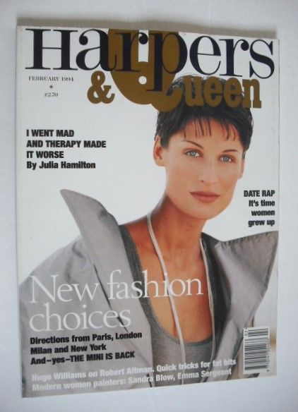 British Harpers & Queen magazine - February 1994