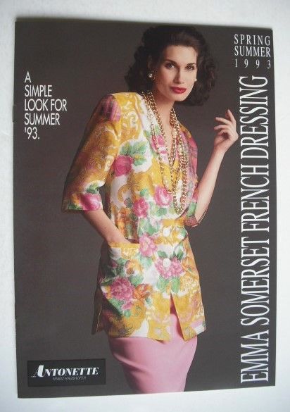 Emma Somerset French Dressing catalogue (Spring Summer 1993)