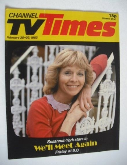 CTV Times magazine - 20-26 February 1982 - Susannah York cover