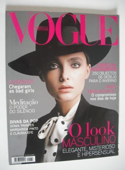 Vogue Portugal magazine - October 2007 - Snejana Onopka cover