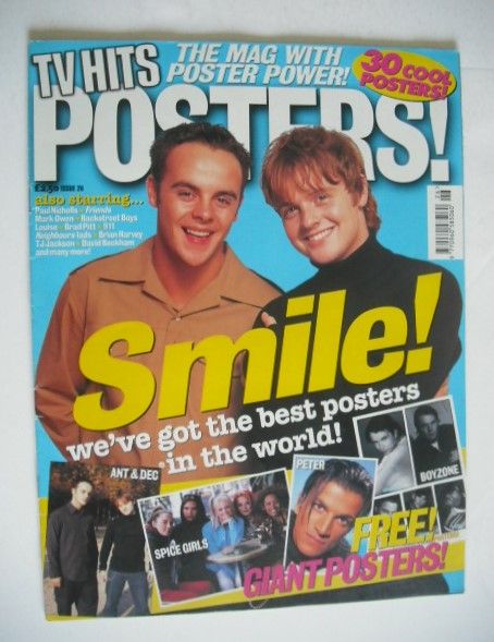 TV Hits Posters magazine - Issue 26 - Ant and Dec cover