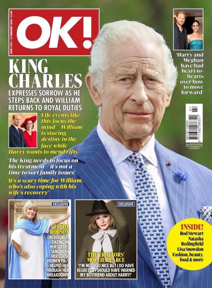 OK! magazine - King Charles cover (19 February 2024 - Issue 1429)