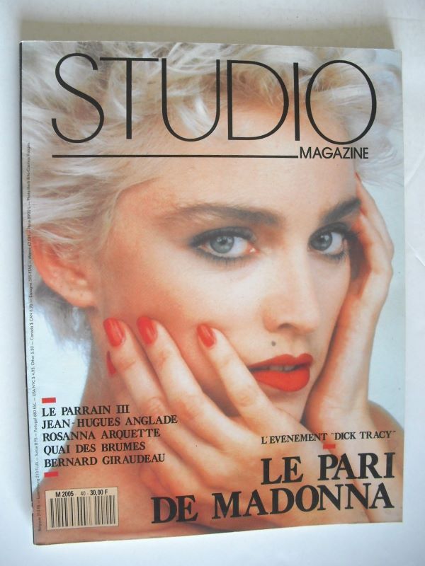 Studio magazine - Madonna cover (July/August 1990)