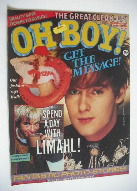 <!--1984-02-18-->Oh Boy! magazine - 18 February 1984 - Roddy Frame cover