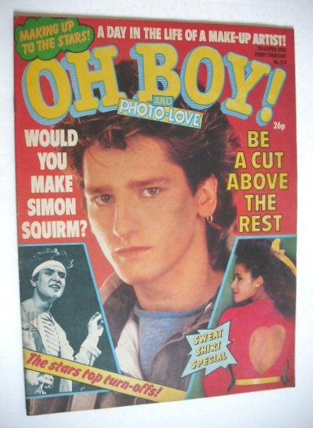 Oh Boy! magazine - 23 April 1983 - Steve Askew cover