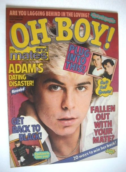 <!--1981-10-31-->Oh Boy! magazine - 31 October 1981 - David Van Day cover