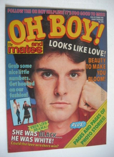 Oh Boy! magazine - 24 October 1981 - Graham Barker cover