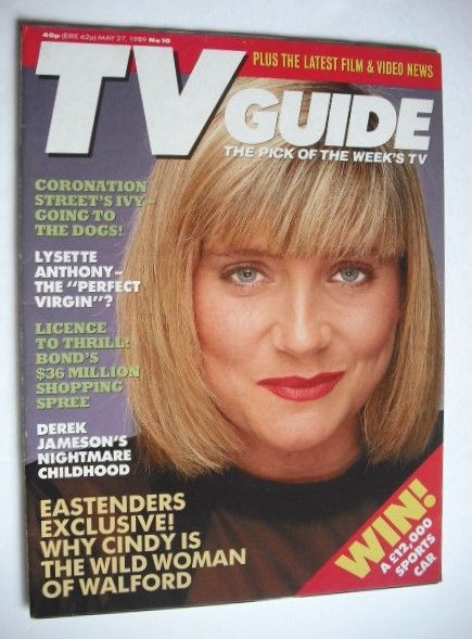 TV Guide magazine - 27 May 1989 - Michelle Collins cover
