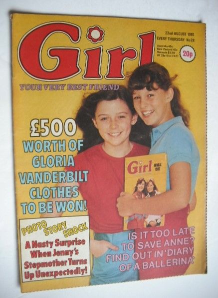 <!--1981-08-22-->Girl magazine - 22 August 1981