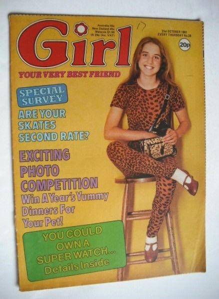 <!--1981-10-31-->Girl magazine - 31 October 1981