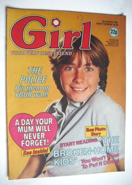 Girl magazine - 20 March 1982